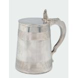 A silver Tankard, silversmiths Rich. Carter, Danile Smith and Robert Sharp, London [...]