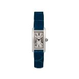 Cartier, Tank Américaine, case No. SM10695, Ref. 1713. Very fine, rectangular [...]