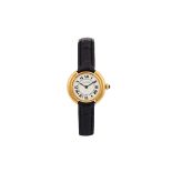 Cartier, Paris, "Vendome", 18K yellow gold lady's wristwatch with original gold [...]