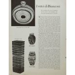 Fulvio Bianconi (1915-1996), - A lot composed of catalogues, publications, [...]