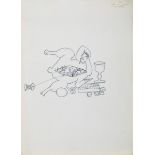 Fulvio Bianconi (1915-1996), - A lot composed of 37 mixed technique drawings for [...]