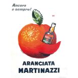A. Testa, Aranciata Martinazzi, 1958 - Affisso originale, 1958. Offset, impresso da [...]
