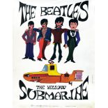 The Beatles - Yellow Submarine, 1969 - Affisso originale. 1969. Offset, impresso da [...]