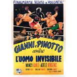 Gianni e Pinotto Contro l'Uomo Invisibile, 1951 - Affisso originale, quattro fogli. [...]