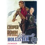 L. Martinati, Il Colonnello Hollister, 1951 - Affisso originale, 4 fogli. 1951. [...]