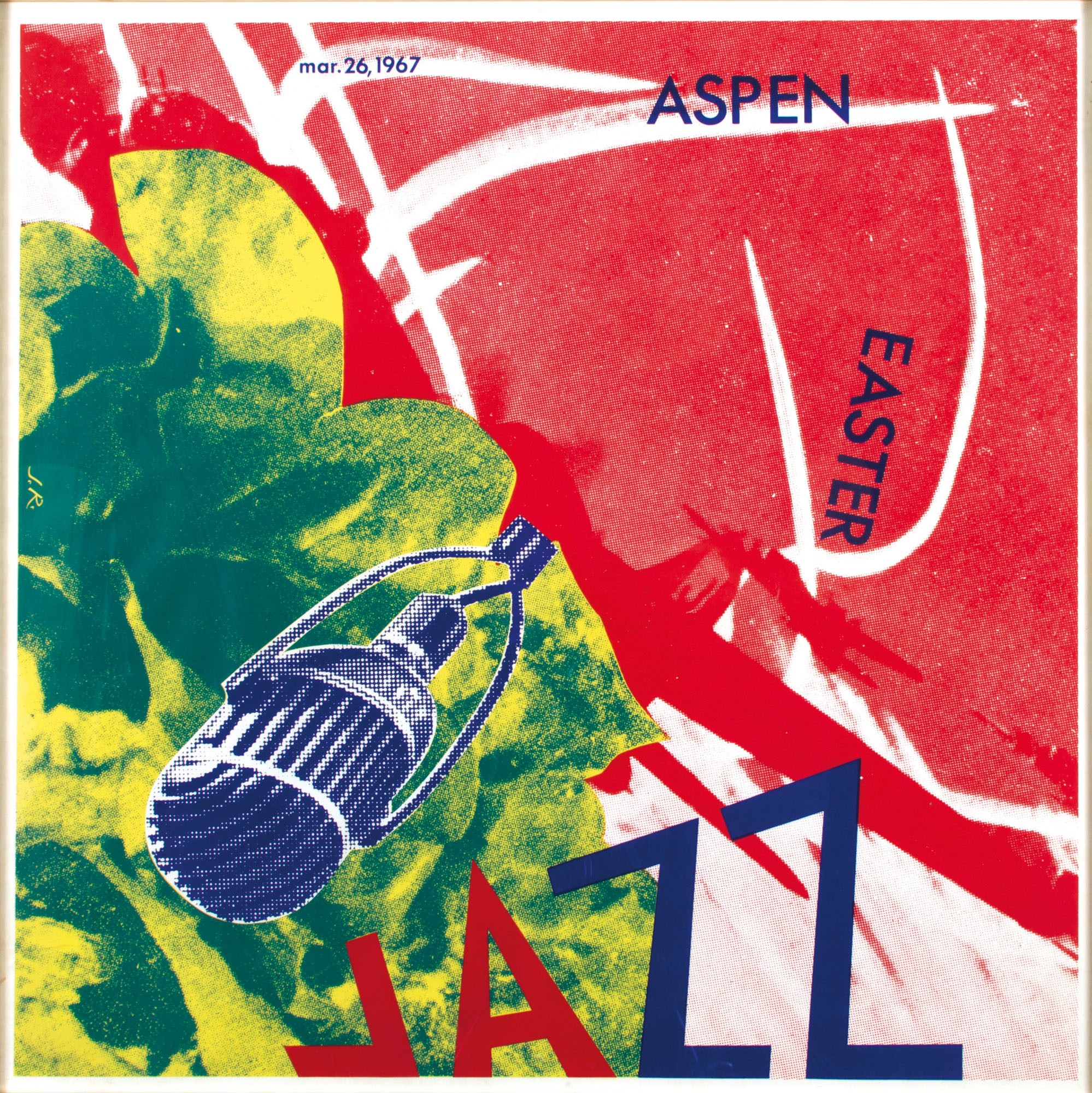 J. Rosenquist, Jazz Aspen Easter, 1967 - Affisso originale, 1967. Serigrafia, senza [...]