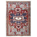 A Serapi carpet, northwest Persia, first half XIX century, cm 203x144 - campo azzurro [...]