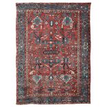 An Heritz carpet,nortuwest Persia late XIX century, cm374x290 - campo mattone con [...]