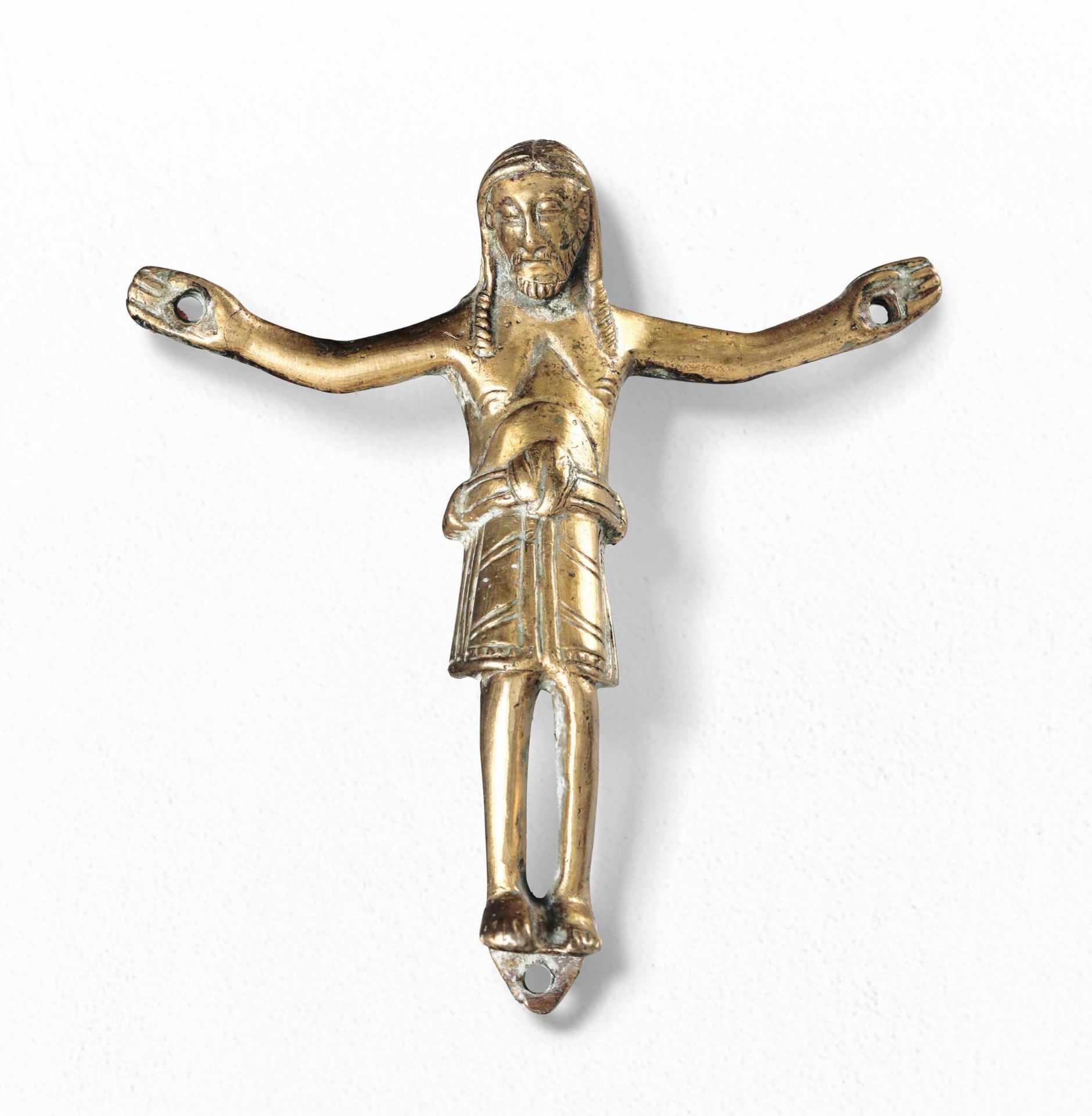 A bronze Corpus Christi, Italy, 18th century - Molten and gilt bronze. Italy, [...]