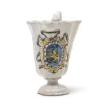 Versatoio Acquapendente o Roma, 1600 circa, - Maiolica policroma a gran fuoco. [...]