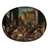 Giulio Carpioni (1611-13/1678), Massacre of the Innocents Moses raising the waters - [...]