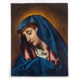 Carlo Dolci (Florence 1616 - 1686), A weeping Madonna - Oil on copper, 25.8x20cm - [...]