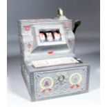 A 1930's American counter top trade stimulator "The Puritan" (to take five Cent coins), by the Mills