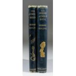 Rudyard Kipling - Two first edition books "The Jungle Book" and "The Second Jungle Book",