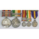 A pair of Queen Victoria and Edward VII Boer War medals to - 310 Cpl. E.L. Roberson, Prince Alfred