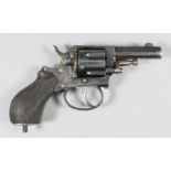 A Continental six shot .320 (British) calibre pocket revolver, Serial No. 9526, the 2.25ins blued