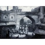 ***W. G. Whittaker (20th Century) - Two monochrome watercolours - Wartime scenes, produced for the