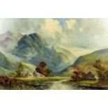 ***Frances E. Jamison (1895-1950) - Oil painting - "Loch Earn, Perthshire", canvas 16ins x 24ins,