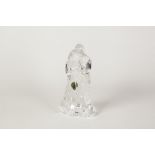 WATERFORD CUT GLASS BRIDE AND GROOM GROUP, 7 1/4" (18.4cm) high, in original box