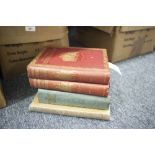 HUTCHINSONS 'HISTORY OF THE NATIONS' VOLS 1 & 2, gilt tooled red fabric boards; Dowd, J H, '