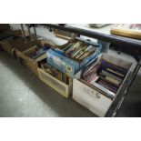 A QUANTITY OF BOOKS - VARIOUS AUTHORS SUNDRY WORKS AND SUBJECTS (CONTENTS OF 4 BOXES)