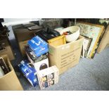 ONE BOX OF MIXED ITEMS BT TWIN PHONE, MORPHY RICHARDS TOAST AND GRILL, CHINON 3501 CAMERA,