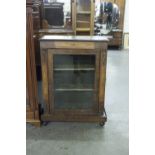 LATE VICTORIAN INLAID AND METAL MOUNTED PIER CABINET