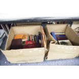 TWO BOXES OF BOOKS - VARIOUS AUTHORS SUNDRY WORKS