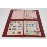 MISCELLANEOUS COLLECTION OF EARLY 20TH CENTURY AND LATER WORLD STAMPS CONTENTS OF TWO RING BINDERS