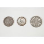 VICTORIA SILVER HALF CROWN AND TWO SHILLINGS 1887 both Jubilee Head and (E.F) and VICTORIA CROWN