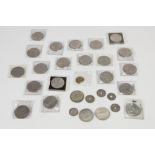 THIRTY SEVEN QUEEN ELIZABETH II CROWN COINS VARIOUS and other pre decimal coins together with a