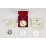 THE QUEEN ELIZABETH II SILVER PROOF COINS ISSUED BY THE ROYAL MINT viz Fiji five dollars 'Lady of