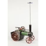 MAMOD STEAM POWERED 1A TRACTION ENGINE with remote steering rod and spirit burner, in used but not