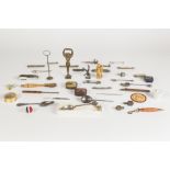 SELECTION OF SMALL VALUE COLLECTORS ITEMS TO INCLUDE; 11 clasp knives, Owzthat CRICKET GAME, in