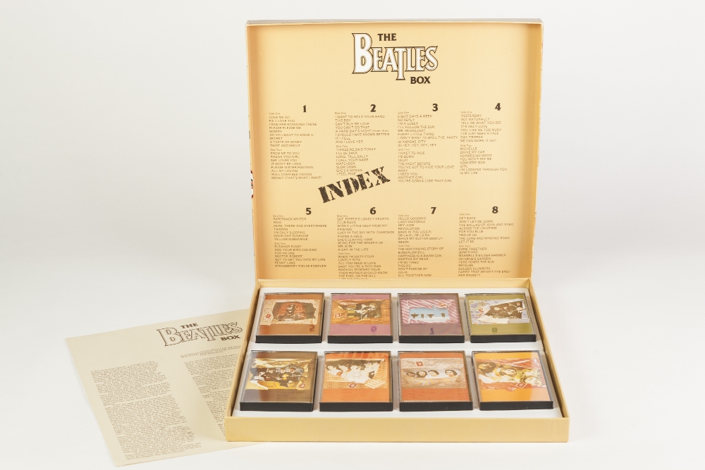 WORLD RECORDS LTD., 1980 'THE BEATLES BOX', BOXED SET OF EIGHT BEATLES CASSETTE TAPES, in original