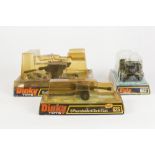DINKY TOYS BOXED SIX POUNDER ANTI-TANK GUN model No 625 with two sets of shells; DITTO STATIC 88mm
