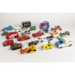 SELECTION OF PLAYWORN AND LATER DIE CAST TOY VEHICLES CIRCA 1970's AND 1980's to include; Matchbox