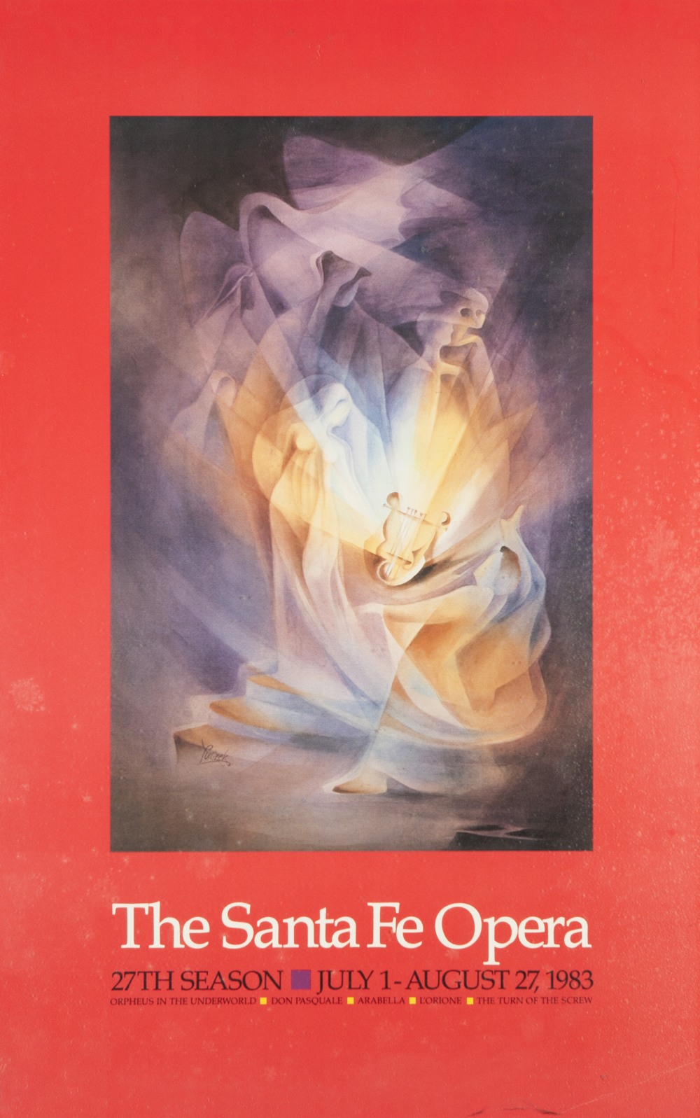 A COLLECTION OF FINE SANTA FE MUSIC OPERA AND THEATRE POSTERS to include The Santa Fe Festival - Image 4 of 5