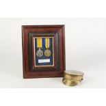 TWO WORLD WAR I SERVICE MEDALS AWARDED TO Pte J.E. GRIFFITHS, LEICESTERSHIRE REG'T viz 1939/45 War