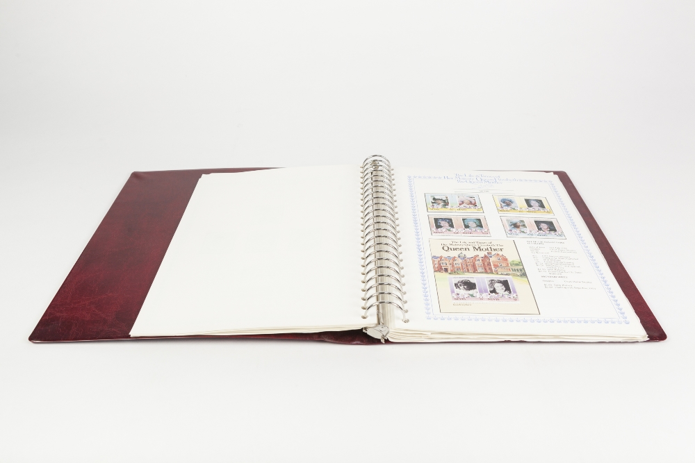 'ROYAL EVENTS' housed in maroon binders