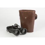 PAIR OF BARR & STROUD LARGE MILITARY BINOCULARS stamped 7xGF41, APNo 1900A, serial No 59950, British