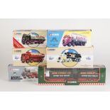 SIX CORGI CLASSICS MINT AND BOXED DIE CAST COMMERCIAL VEHICLES to include three various tankers