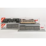 JOUEF FRANCE BOXED H0 GAUGE 88 CLASS SNCF ELECTRIC LOCOMOTIVE with twin pantographs in two tine grey