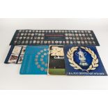 ESSO 1970 WORLD CUP COIN COLLECTION in collectors card complete; DITTO F.A. CUP CENTENARY MEDALS