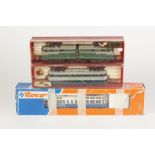 RIVAROSSI, ITALY BOXED F S ELECTRIC LOCOMOTIVE E 646-019 articulated front and rear engines, each