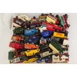 COLLECTION OF UNBOXED, MAINLY LLEDO AND SIMILAR, CLASSIC VANS AND BUSES, various liveries and in