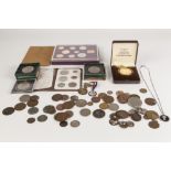 MISCELLANEOUS COLLECTION OF VICTORIAN AND LATER PRE-DECIMAL COINAGE to include; Victoria half