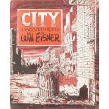 HOLLYBROOK GRAPHICS FOR WILL EISNER 'CITY A NARATIVE PORTFOLIO' OF SIX LIMITED EDITION MONOCHROME