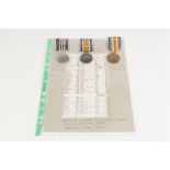 TWO WORLD WAR I SERVICE MEDALS AWARDED TO 2 LEIUT F.J.N. BASTABLE viz 1914-18 War Medal and gilt