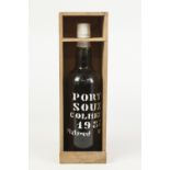 BOTTLE OF SOUZA COLHEITA PORT, 1988, in individual wood case